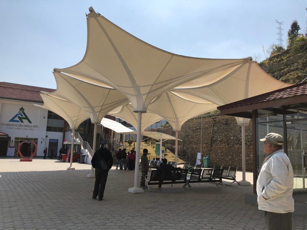 Desain Canopy Membrane Untuk Tempat Umum